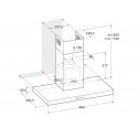 Вытяжка Hotpoint-Ariston HHBS 9.8F LT X