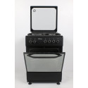 Kombinə olunmuş soba Zimmer 6031 Matte Black Luxe