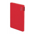 Portativ enerji yığma cihazı (Power Bank) Trust PowerBank 2200T Ultra-thin - red (20913)