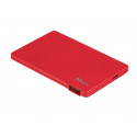 Портативное зарядное устройство (Power Bank) Trust PowerBank 2200T Ultra-thin - red (20913)