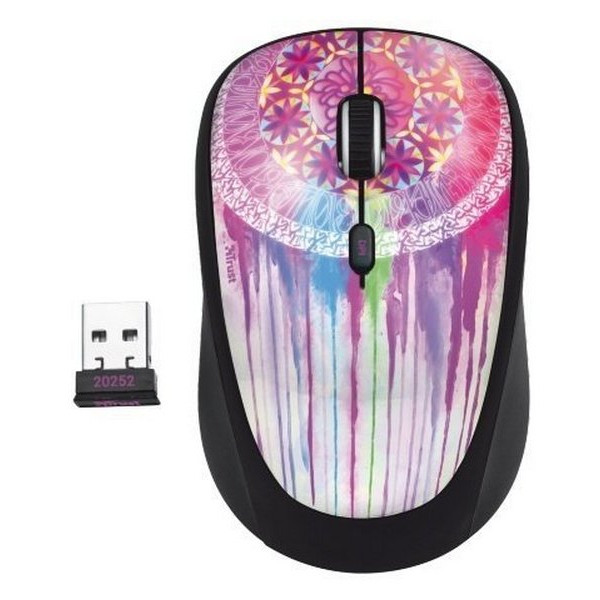 Simsiz siçan Trust Yvi Wireless Mouse - dream catcher (20252)