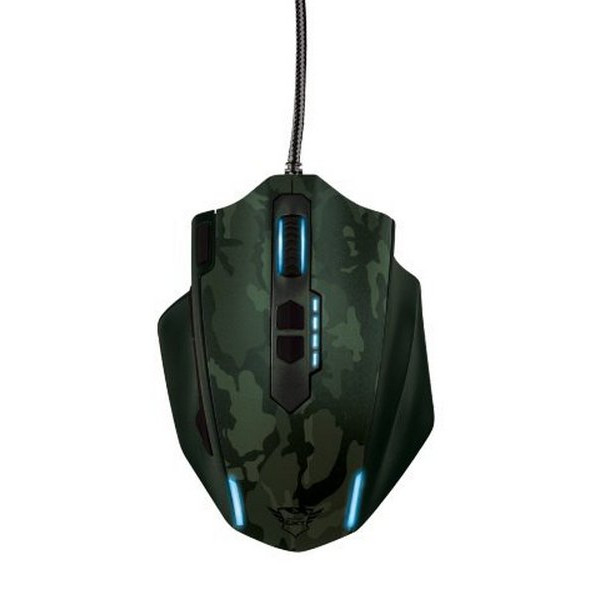 Игровая мышь Trust GXT 155C Gaming Mouse - green camouflage (20853)