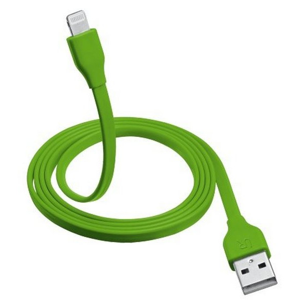 Кабель для зарядки Trust URBAN Flat Lightning Cable - 1m - lime