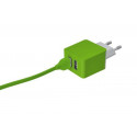 Зарядное устройство Trust Dual Smartphone Wall Charger - Lime (20150)
