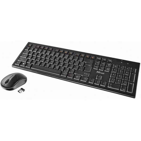 Simsiz klaviatur və siçan Trust Nola Wireless Keyboard with mouse RU (19125)