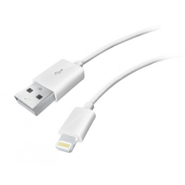 Кабель Lightning/USB Trust Lightning Cable 1m - white (20347)