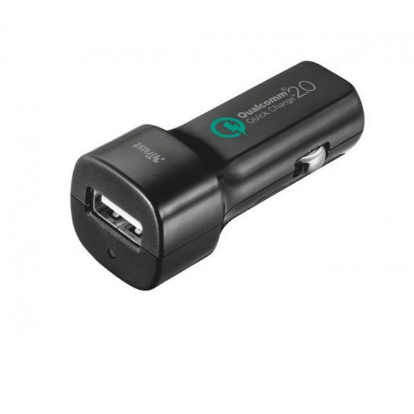 Автомобильное зарядное устройство Trust Ultra Fast Car Charger for phones & tablets (21064)