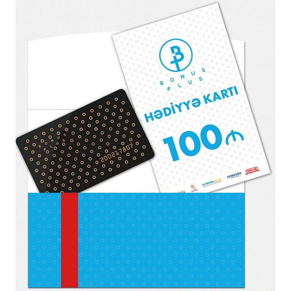 Hədiyyə kartı Bonus Plus kartı 100 manat