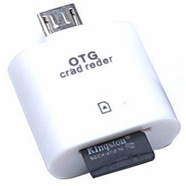 Kartrider Samsung OTG Micro USB Card Reader white