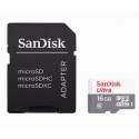 Карта памяти SanDisk Ultra UHS-I microSDHC 16GB 10cl w/a (SDSQUNB-016G-GN3MA)