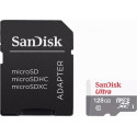Карта памяти SanDisk Ultra microSDXC 128Gb Class 10 UHS-I Ultra + SD adapter (SDSQUNB-128G-GN6TA)
