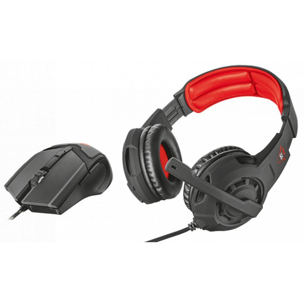 Игровая мышь и удобная гарнитура TRUST GXT 784 GAMING HEADSET & MOUSE(21472)