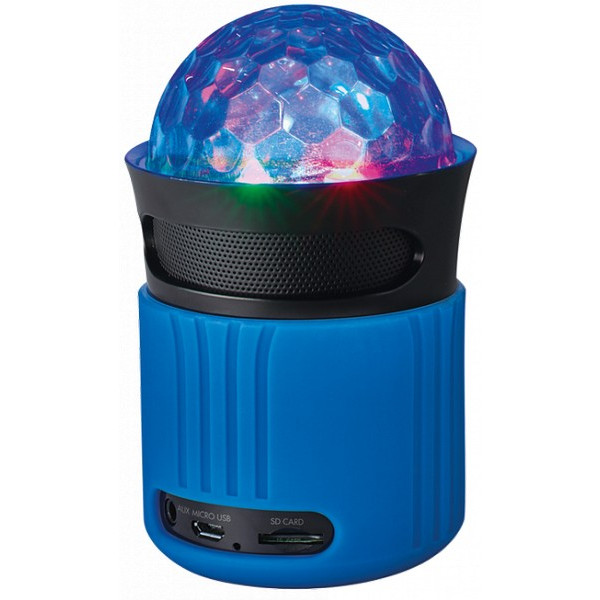 Беспроводной динамик Trust Dixxo Go Wireless Bluetooth Speaker With Party Lights- Blue (21347)