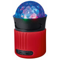 Simsiz akustika Trust Dixxo Go Wireless Bluetooth Speaker With Party Lights- Red (21346)