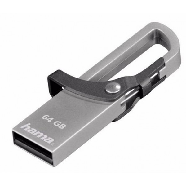 USB-Флешка Hama Hook- Sty. 64Gb Usb 2.0Usb Memory Stick