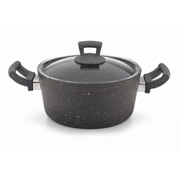 Кастрюля Hascevher Germanitium 20 X 10 см Grey