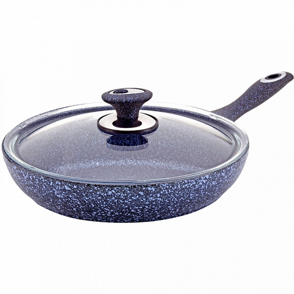 Сковорода Hascevher Stoneco 26 cm Grey Granit tava с крышкой