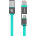 Şarj kabeli Nilkin Plus Cable (Lightning and Micro) Green