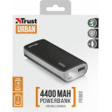 Portativ enerji yığma cihazı (Power Bank) Trust Primo Powerbank 4400 Portable Charger Black (21224)
