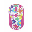 Simsiz siçan Trust Primo Wireless Mouse - pink flowers (21481)