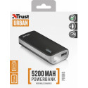 Portativ enerji yığma cihazı (Power Bank) Trust UR Primo Powerbank 5200 Black (21635)