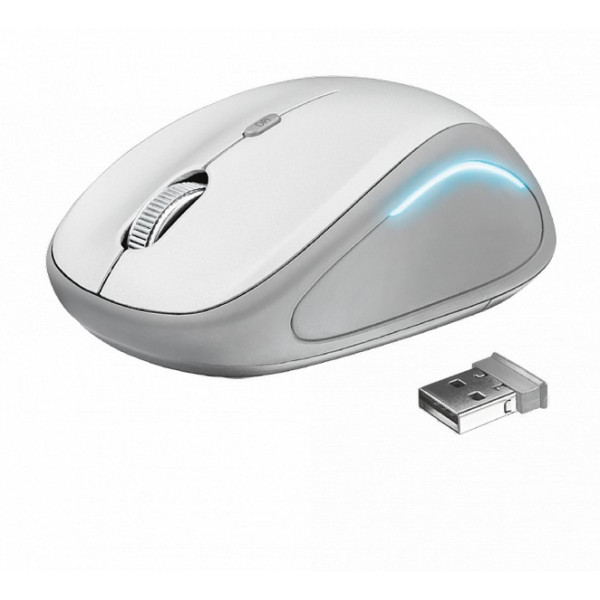 Simsiz siçan Trust Yvi Wireless Mouse - white (22335)