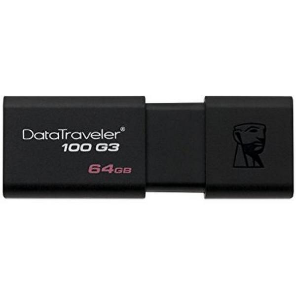 USB-Флешка Kingston 64GB USB 3.0 DataTraveler 100 G3