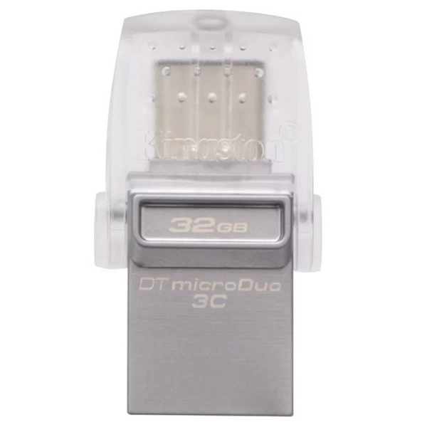 USB-Флешка Kingston 32GB DT microDuo 3C, USB 3.0/3.1 + Type-C flash drive