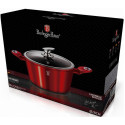 Кастрюля Berlinger Haus Casserole with Lid 28cm, Burgundy Metallic Line BH1258