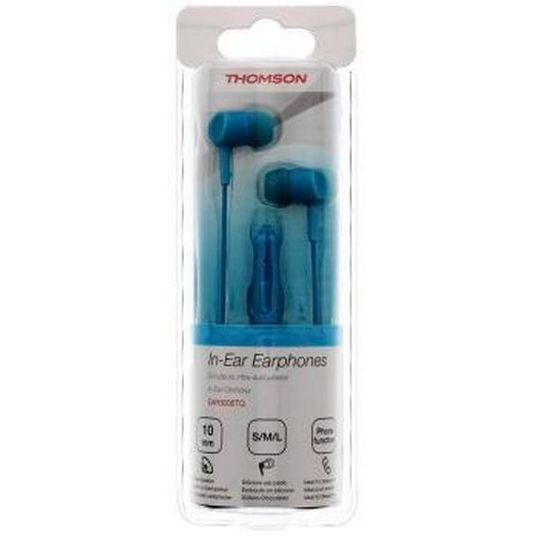 Наушники Thomson In Ear Earphones Control Talk Blue