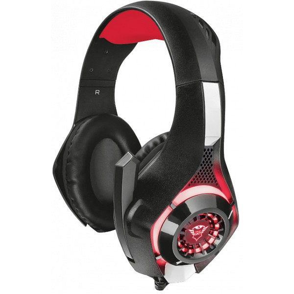 Наушники Trust GXT 313 Nero Illuminated Gaming Headset (21601)