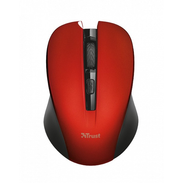 Simsiz siçan Trust Mydo Silent Wireless Mouse - red (21871)