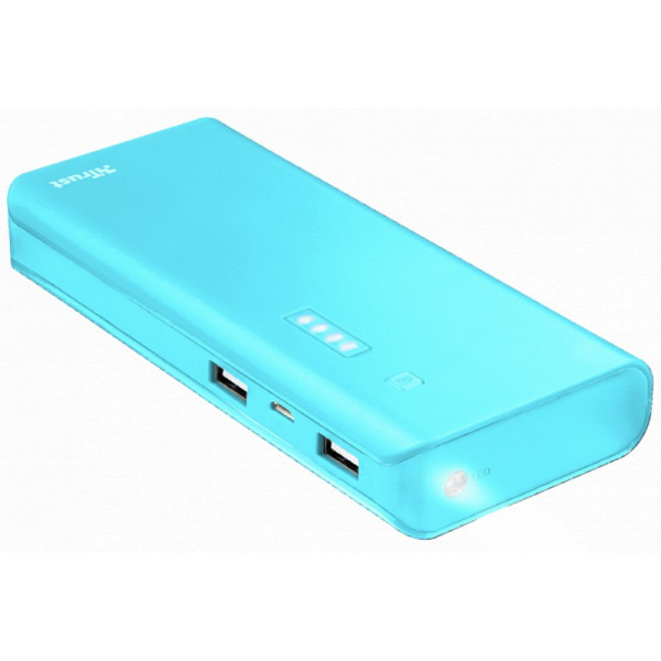 Портативное зарядное устройство (Power Bank) Trust Primo Powerbank 10000 mAh Blue 22747