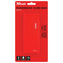 Portativ enerji yığma cihazı (Power Bank) Trust Primo Powerbank 10000 mAh Red 22752