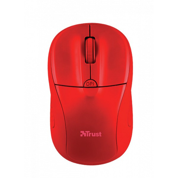 Simsiz siçan Trust Primo Wireless Mouse - sum red (22138)
