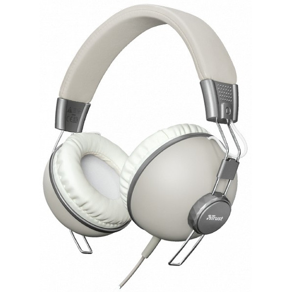 Наушники TRUST NOMA HEADPHONE RETRO IVORY (22636)