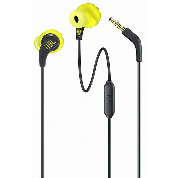 Наушники JBL Endurance RUN Sweatproof Wired Sports In-Ear Headphones Yellow