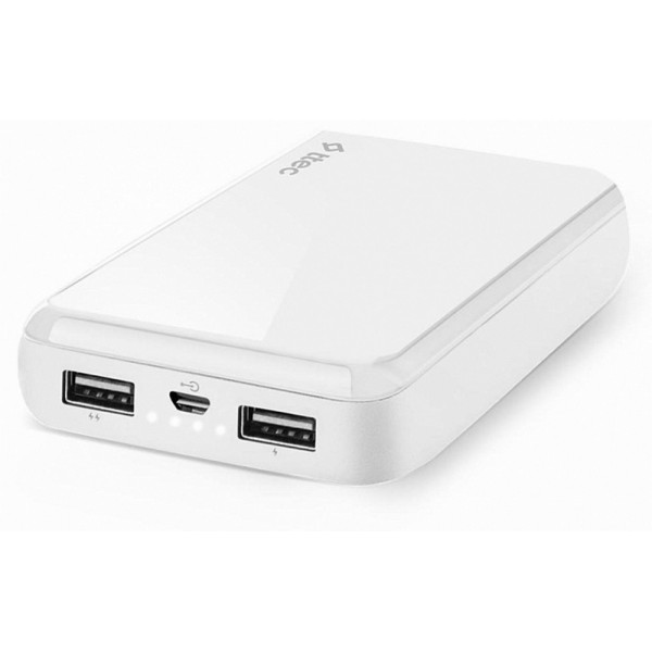 Portativ enerji yığma cihazı (Power Bank) T-tec ReCharger Universal Powerbank 10.000Mah White