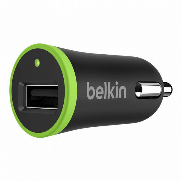 Зарядное устройство для автомобиля Belkin USB Car Charger 2.4A Black (F8J054btBLK)