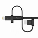Универсальный кабель Belkin Universal Cable with Micro-USB, USB-C and Lightning Connectors