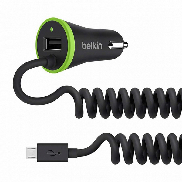 Зарядное устройство для автомобиля Belkin BOOST↑UP™ Universal Car Charger with Micro USB Cable