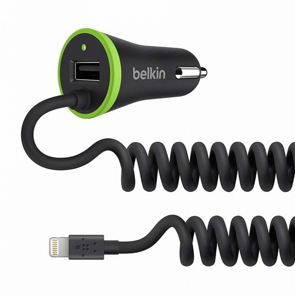 Avtomobil üçün enerji yığma cihazı Belkin BOOST↑UP™ Universal Car Charger with Lightning Cable