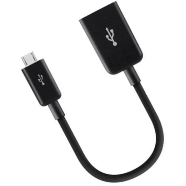Зарядное устройство Belkin USB 2.0 (AF/microB) OTG 0.12 м (F2CU014btBLK)