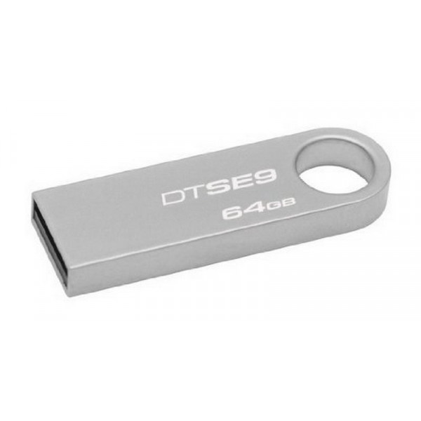 USB-Флешка Kingston 64GB USB 2.0 DataTraveler SE9 (Metal casing)