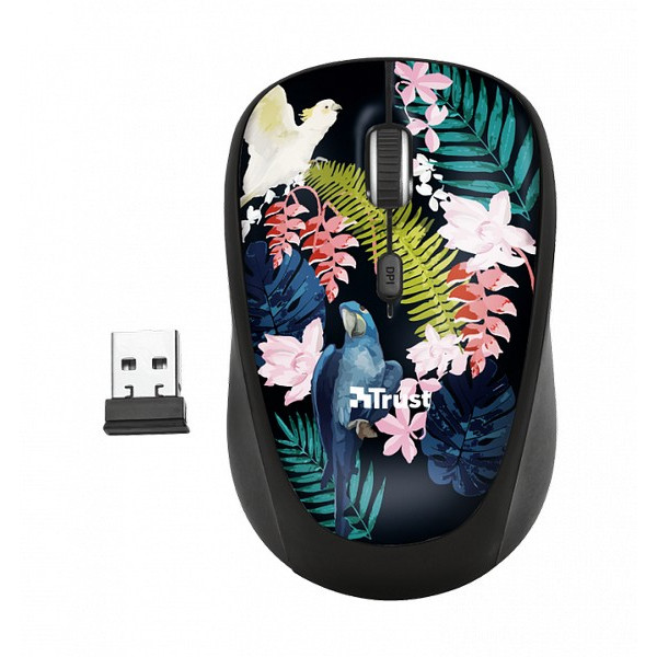 Simsiz siçan Trust Yvi Wireless Mouse - parrot (23387)