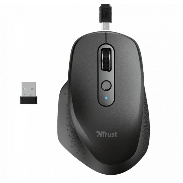 Simsiz siçan Trust Ozaa Rechargeable Wireless Mouse - black (23812)