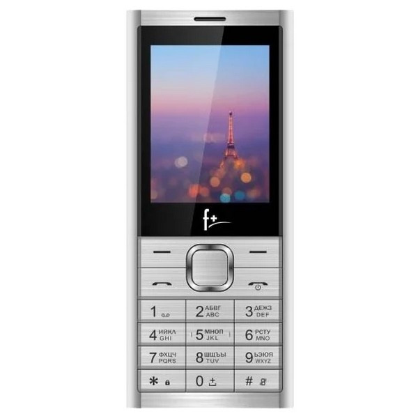 Телефон Fly F plus B240 Silver